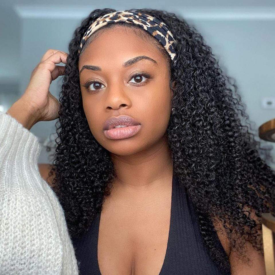 TOP 1 SELLER! Affordable&Beginner Friendly Kinky Curly Headband Wig