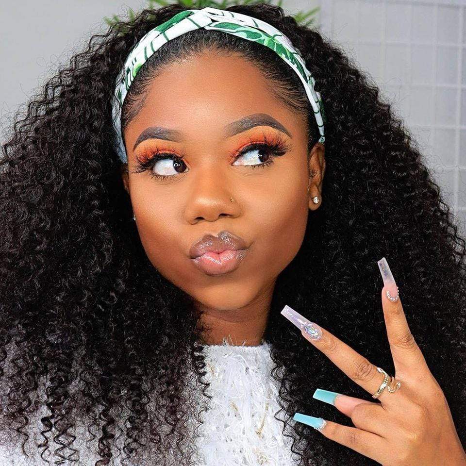 TOP 1 SELLER! Affordable&Beginner Friendly Kinky Curly Headband Wig