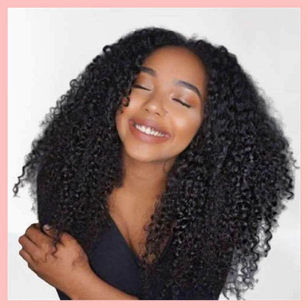 Afro Kinky Curly Virgin Human Hair 13X6X1 T Part Lace Wigs | T Part Only