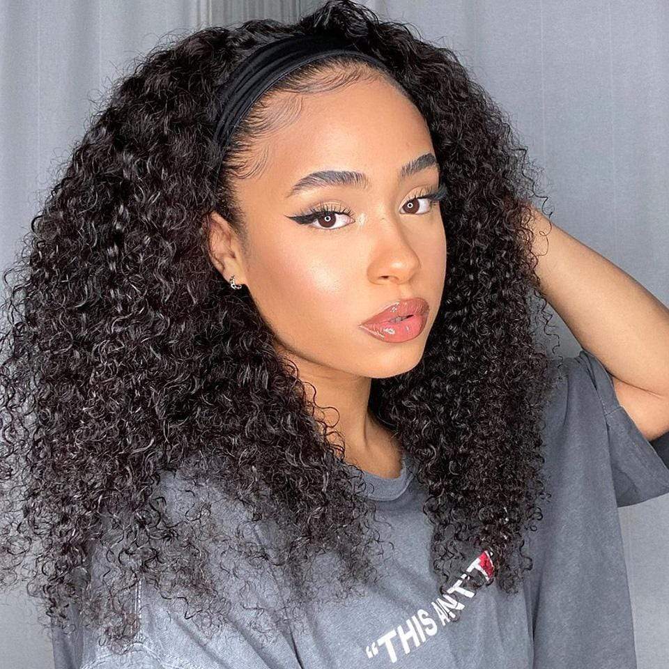 TOP 1 SELLER! Affordable&Beginner Friendly Kinky Curly Headband Wig