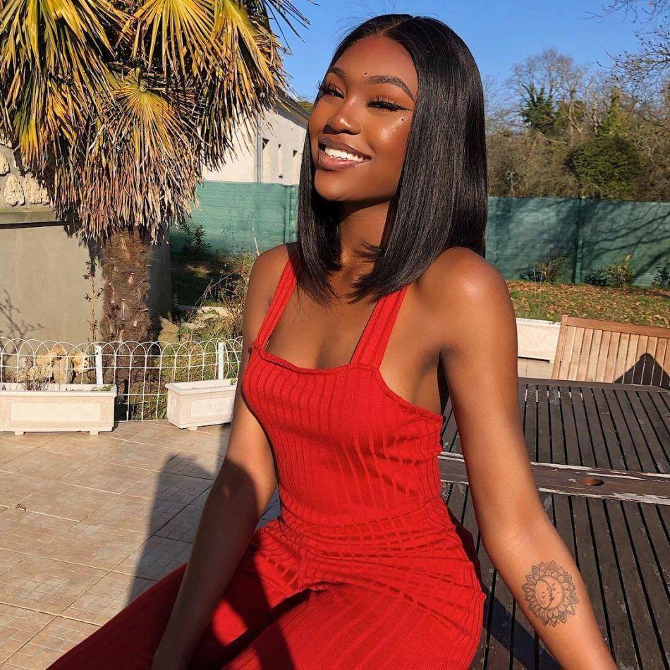 Straight Hair 13x4 Bob Lace Front Wig With Baby Hair 150% Density Wholesale Hair