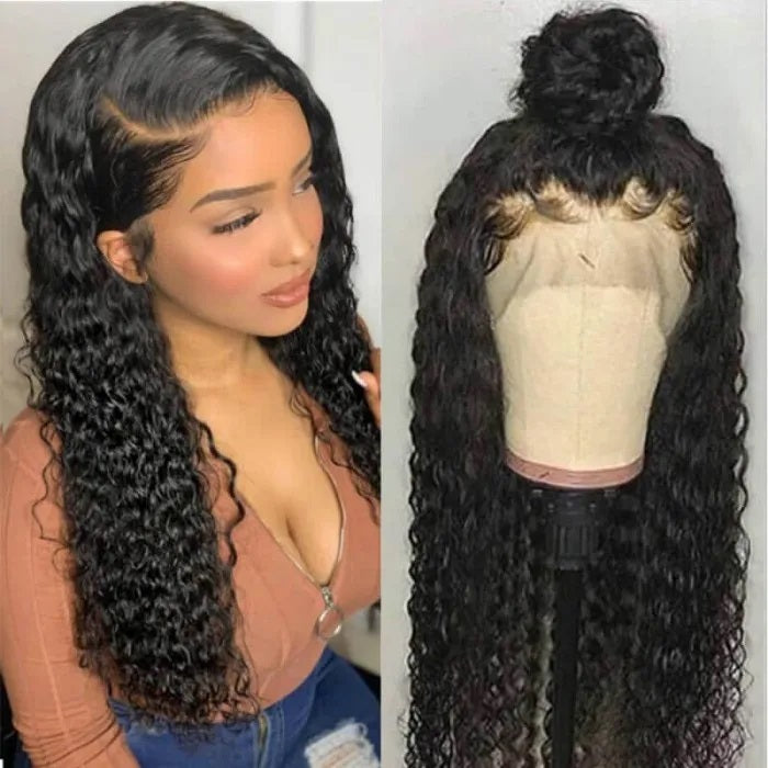 HD Lace Wigs 13x4 Curly Lace Front Wigs Human Hair Transparent Lace Wigs for Sale