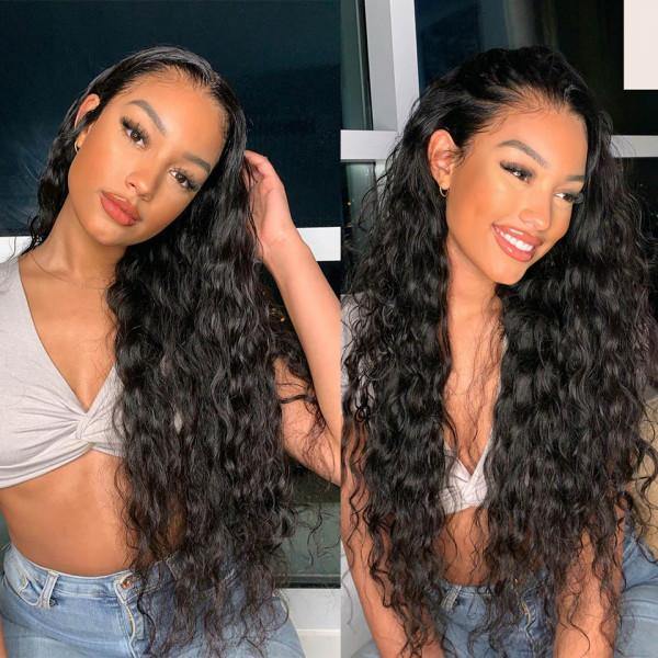 Loose Deep Wave Affordable Human Hair Wigs 13x4 Lace Front Wig 150% Density With Baby Hair