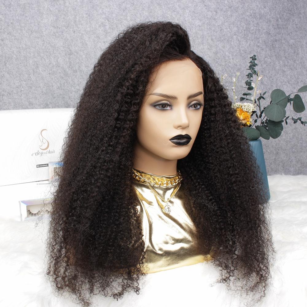 Afro Curl Realistic Knotless 13x4 Lace Front Wig