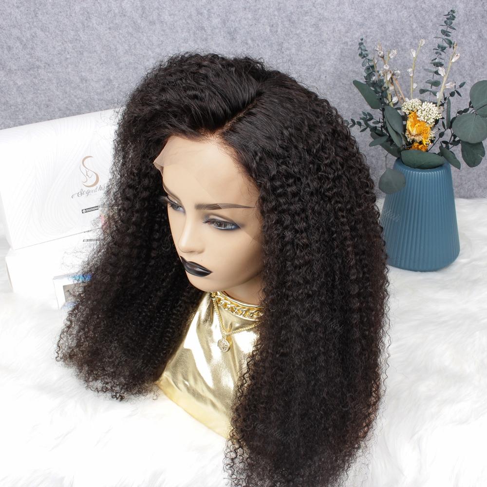 Afro Curl Realistic Knotless 13x4 Lace Front Wig