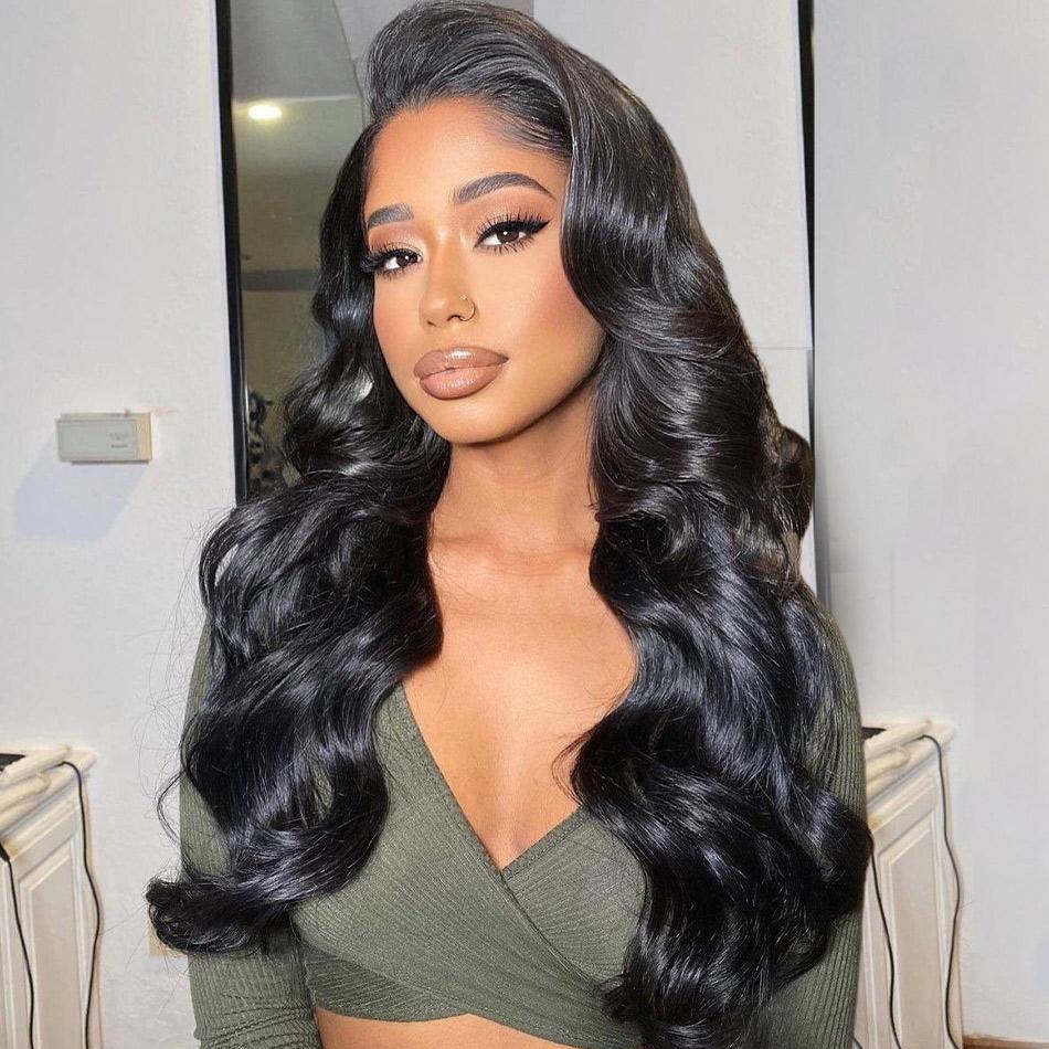 Body Wave 4x4 Lace Wigs Brazilian Human Hair Wigs Body Weave High Quality Wigs - uprettyhair