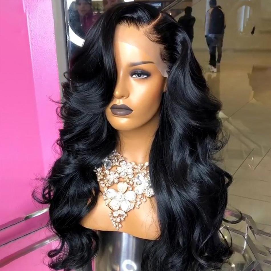 Body Wave 200% 250% Density 13x4 Lace Front Wigs Pre-Plucked Hair Natural Looking Wigs - uprettyhair