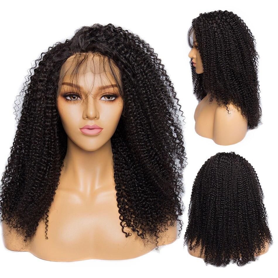 Peruvian Remy Pre Plucked Afro Kinky Curly Wig