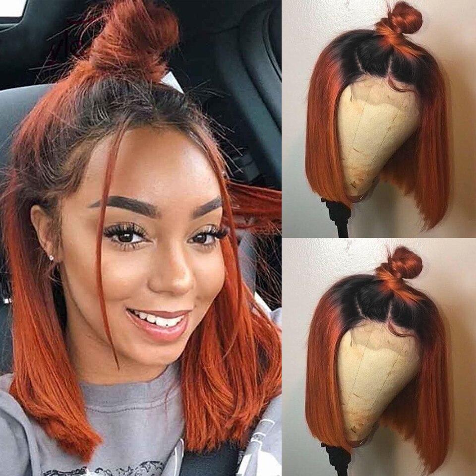T-Part Malaysian Light Brown Bob Wig