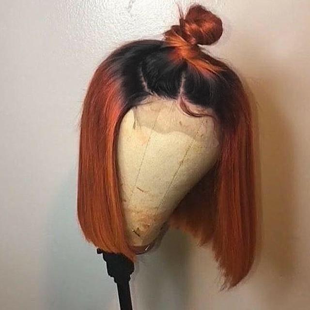 T-Part Malaysian Light Brown Bob Wig