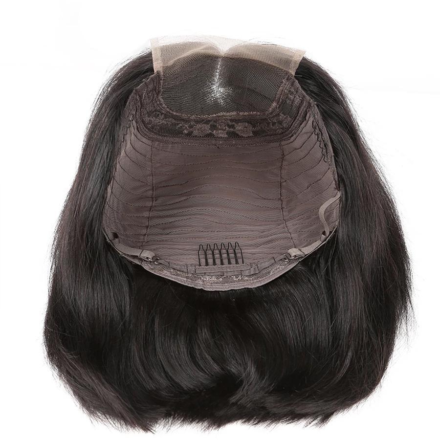 Straight 4x4/6x6/3x6 Short Bob Wig Pre-Plucked With Baby Hair - uprettyhair