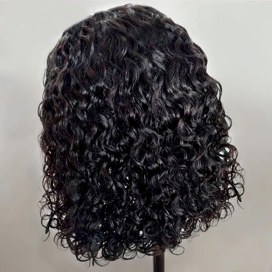 4x4 Chin Length Bob Curly Hair Bob Short Wavy Bob Cuts For Women - uprettyhair