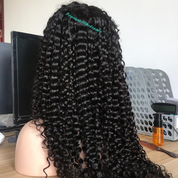 Deep Curly Virgin Hair Wig - pegasuswholesale