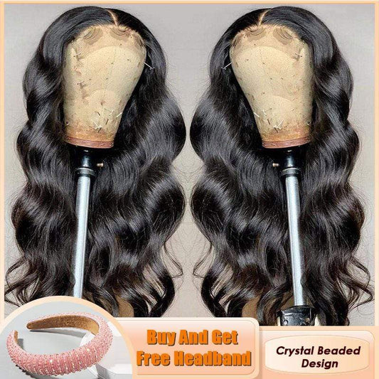 Silky Sleek Loose Body Wave 4*4 Lace Closure Wig 150% Density