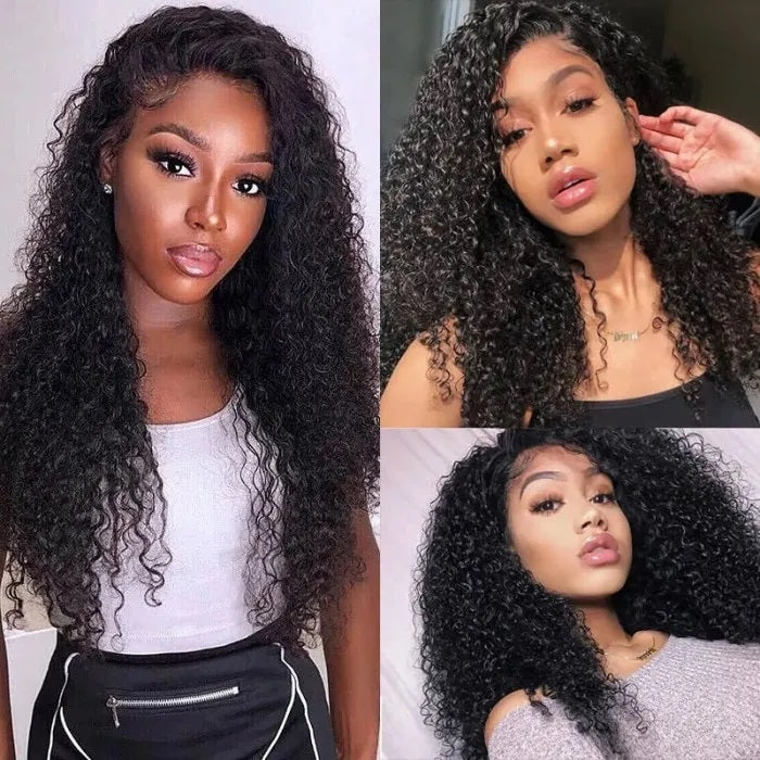 HD Lace Wigs 13x4 Curly Lace Front Wigs Human Hair Transparent Lace Wigs for Sale
