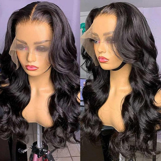 High Quality 13X4 Lace Front Wig Brazilian Body Wave Human Hair Wigs With Baby Hair