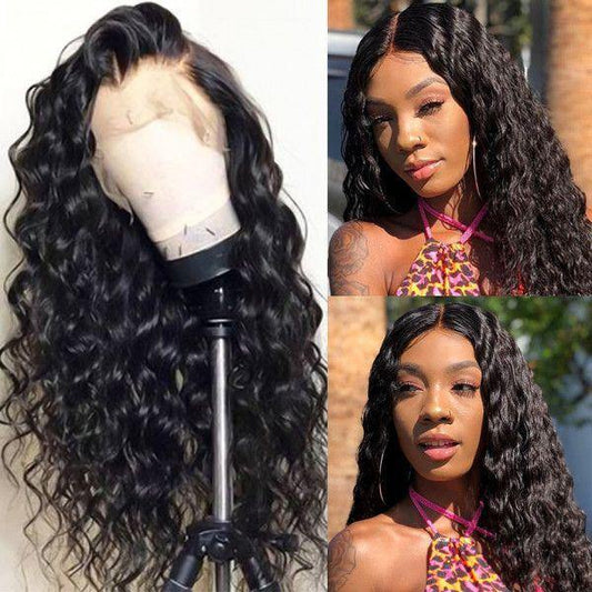 Loose Deep Wave Affordable Human Hair Wigs 13x4 Lace Front Wig 150% Density With Baby Hair