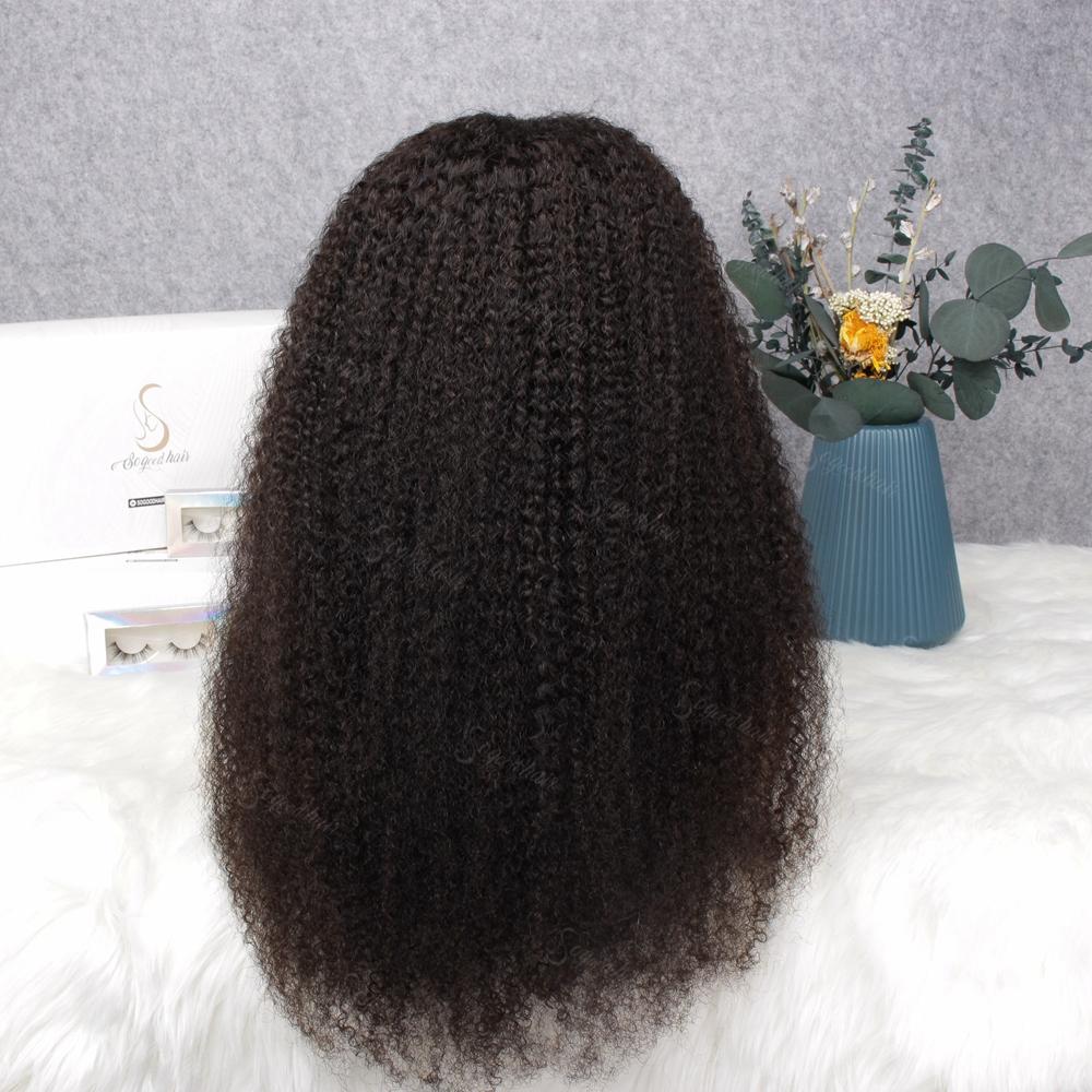 Afro Curl 13x6 Lace Frontal Wig Invisible Knots