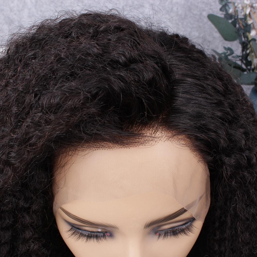 Afro Curl 13x6 Lace Frontal Wig Invisible Knots