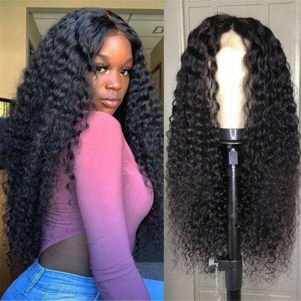 High Quality Jerry Curly Lace Front Wigs 200% 250% Density Human Hair Wigs - uprettyhair