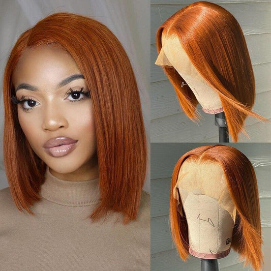 T-Part Malaysian Light Brown Bob Wig