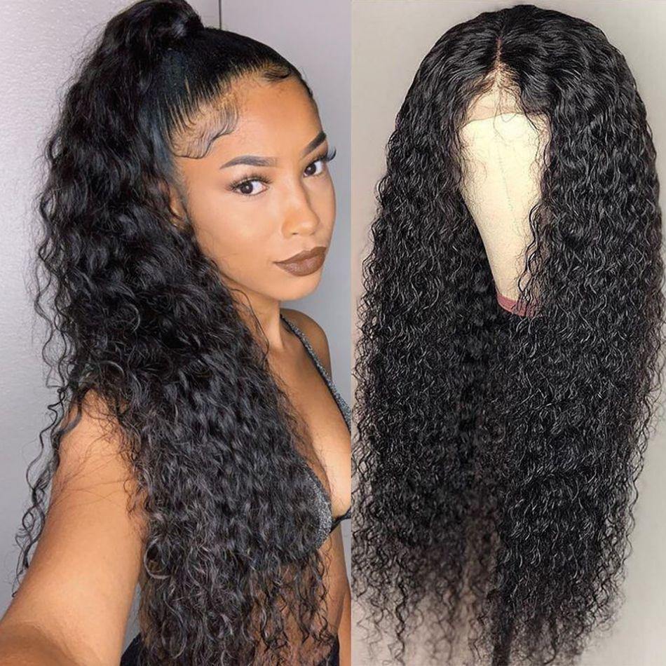 200% 250% Density Lace Front Wigs Water Wave Human Hair Lace Front Wigs - uprettyhair